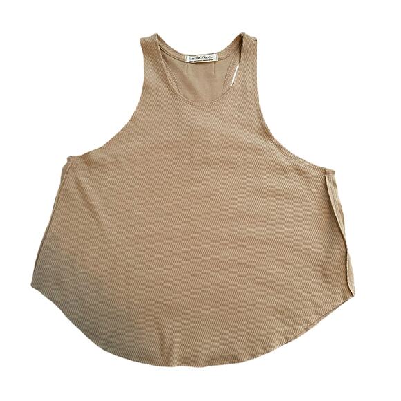 We the Free (Free People) light brown/tan textured tank top size S - Picture 10 of 10